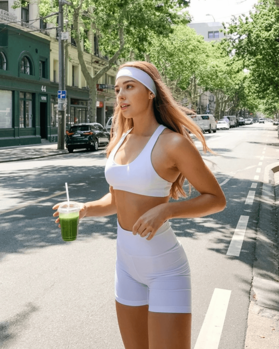 Olivia fitness influencer from AI Character Identity Generation on danex.ai