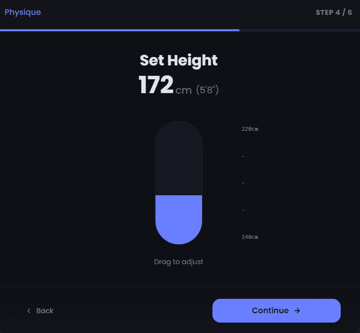 Step 4: Customize AI influencer height