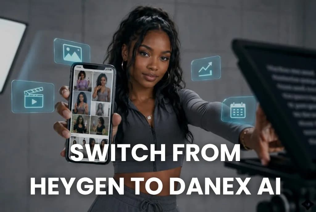 How to switch from HeyGen to Danex AI for multi-format AI influencer content