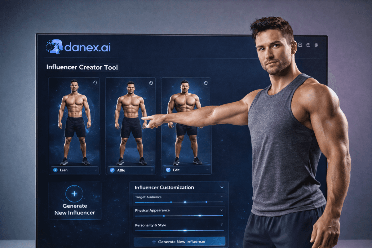 Virtual Fitness Coach Creator - designing a credible digital fitness coach with consistent posture and tone