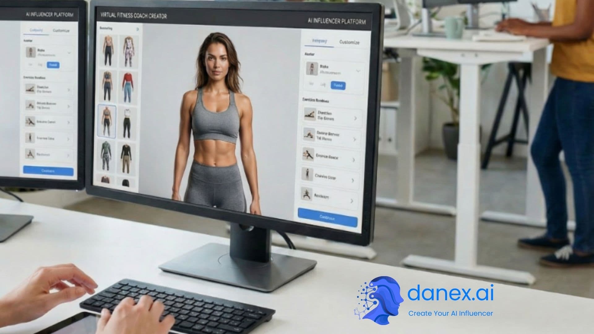 Virtual Fitness Coach Creator - build digital fitness influencers for brands and gyms
